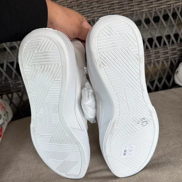 Skechers White High-Top Sneakers with Multicolor Accents - Picture 11 of 11